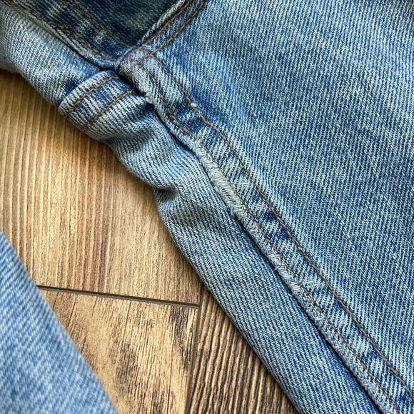 Vintage Levi's Jeans 550 Relaxed FIt Tapered Leg High Rise Mom Medium Wash 12 P - Picture 12 of 15